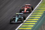 Lance Stroll (Aston Martin) und Carlos Sainz (Ferrari) 