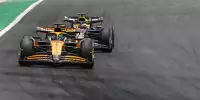 Oscar Piastri (McLaren MCL38) vor Max Verstappen (Red Bull RB20) beim Formel-1-Rennen in Brasilien 2024