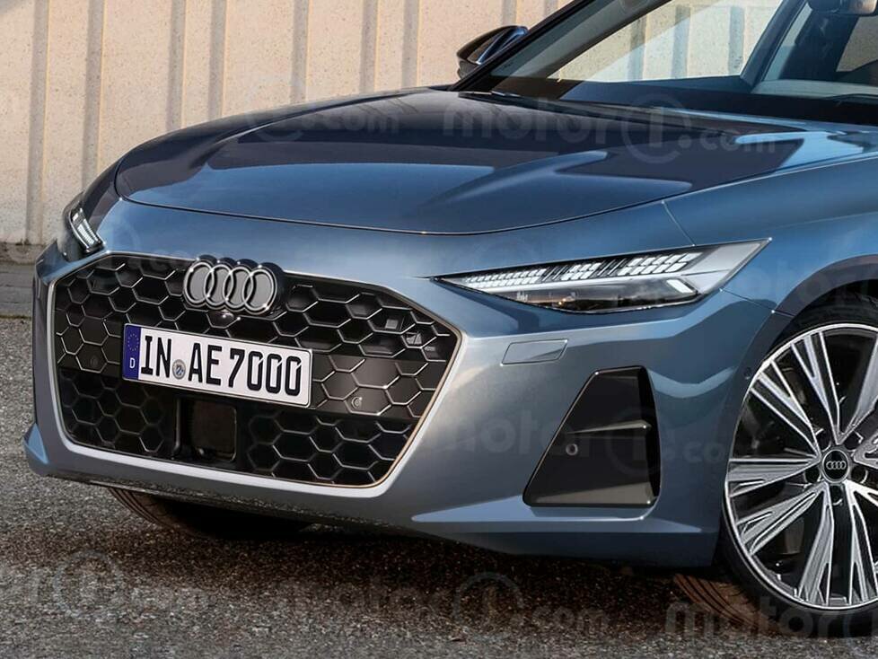 Audi A7 (2025) als Rendering von Motor1.com