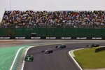 Valtteri Bottas (Sauber), Yuki Tsunoda (Racing Bulls), Fernando Alonso (Aston Martin) und Lance Stroll (Aston Martin) 