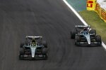 Lewis Hamilton (Mercedes) und George Russell (Mercedes) 