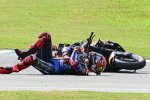 Jack Miller (KTM), Fabio Quartararo (Yamaha) und Brad Binder (KTM) 