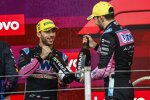 Max Verstappen (Red Bull), Pierre Gasly (Alpine) und Esteban Ocon (Alpine) 