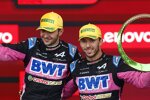 Esteban Ocon (Alpine) und Pierre Gasly (Alpine) 