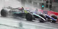 Bild zum Inhalt: Lewis Hamilton flachst mit Journalist: "Gebe dir eine Million Dollar!"