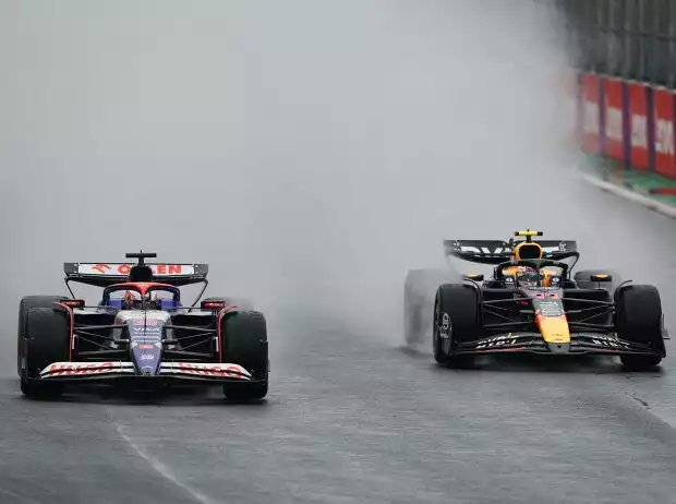 Titel-Bild zur News: Liam Lawson, Sergio Perez