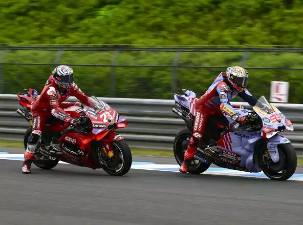 Marc Marquez, Enea Bastianini Titel-Bild zur News: Marc Marquez, Enea Bastianini