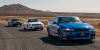 Mehrere Generationen des Nissan Skyline GT-R im TestNi