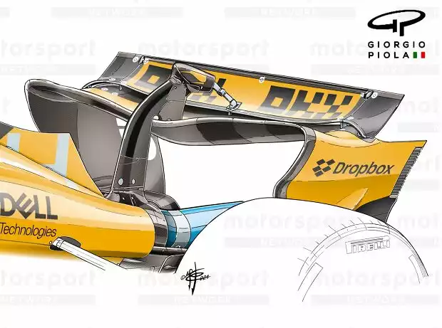 McLaren-Heckflügel für das Formel-1-Rennwochenende in Brasilien 2024 Titel-Bild zur News: McLaren-Heckflügel für das Formel-1-Rennwochenende in Brasilien 2024