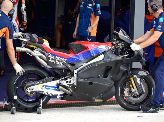 Honda RC213V mit neuer Aero-Verkleidung Honda RC213V mit neuer Aero-Verkleidung