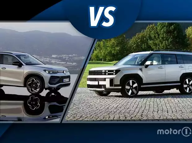 Volkswagen Tayron vs. Hyundai Santa Fe Titel-Bild zur News: Volkswagen Tayron vs. Hyundai Santa Fe