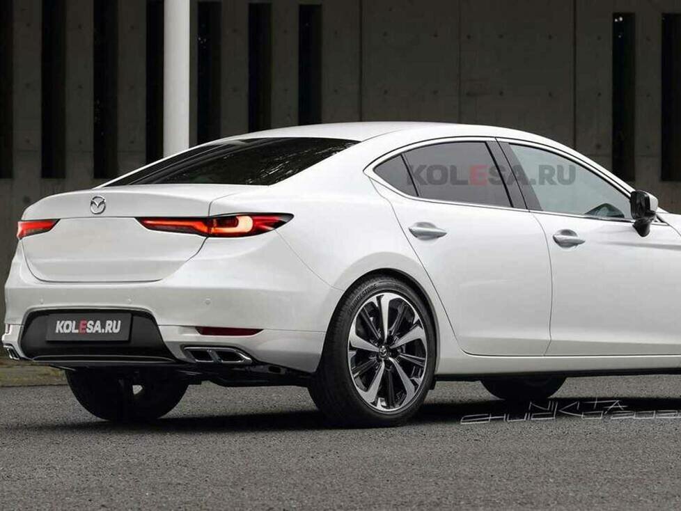 Mazda 6 (2023) im inoffiziellen Rendering von Kolesa