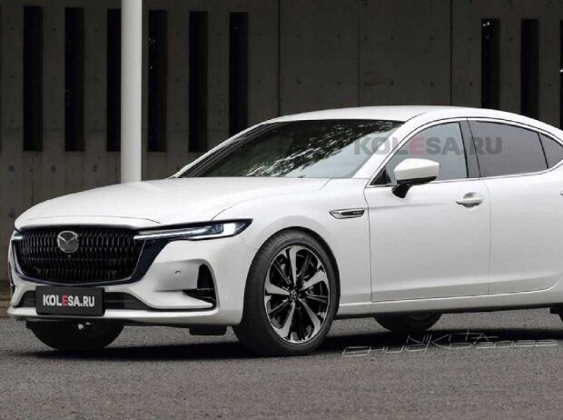 Mazda 6 (2023) im inoffiziellen Rendering von Kolesa