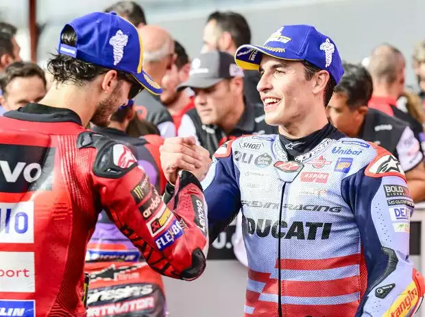 Marc Marquez, Francesco Bagnaia Titel-Bild zur News: Marc Marquez, Francesco Bagnaia