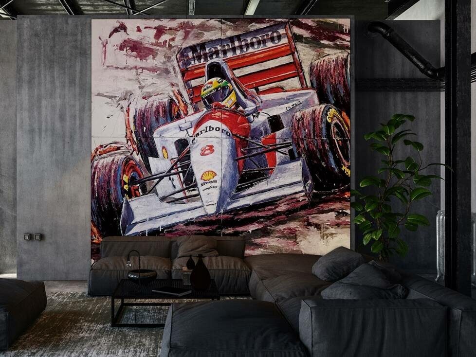 Kunstwerk Ayrton Senna