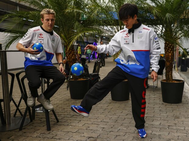 Die beiden Racing-Bulls-Piloten Lawson und Tsunoda hoffen auf eine Chance Die beiden Racing-Bulls-Piloten Lawson und Tsunoda hoffen auf eine Chance