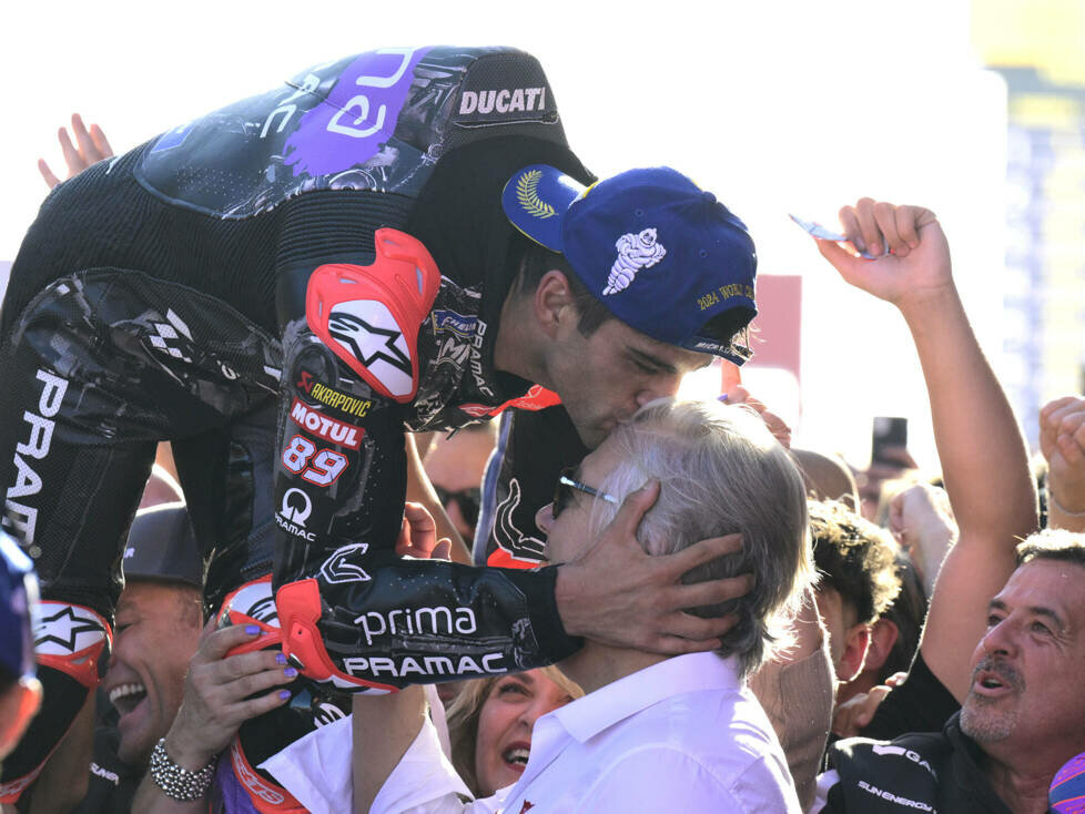 MootGP-Weltmeister 2024: Jorge Martin, mit Paolo Campinoti