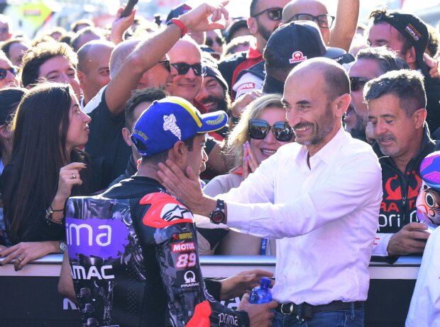MootGP-Weltmeister 2024: Jorge Martin, mit Claudio Domenicali MootGP-Weltmeister 2024: Jorge Martin, mit Claudio Domenicali