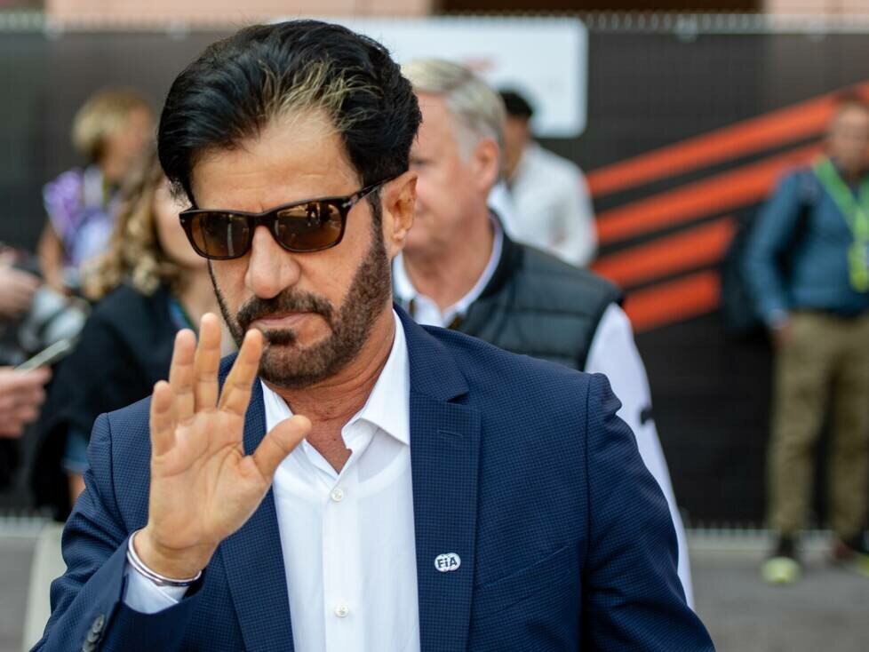 FIA-Präsident Mohammed bin Sulayem im Formel-1-Fahrerlager
