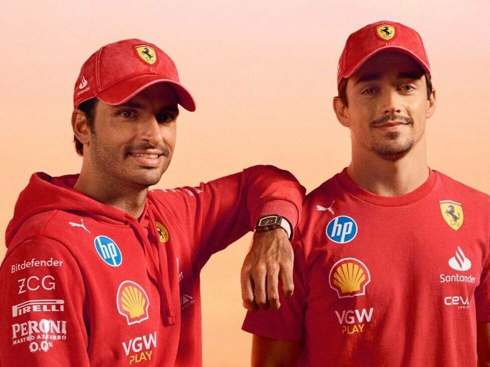 Charles Leclerc und Carlos Sainz werden in Las Vegas einzigartiger Event-Kleidung von Teampartner Puma tragen