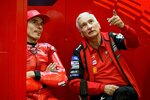 Marc Marquez (Ducati) und Davide Tardozzi