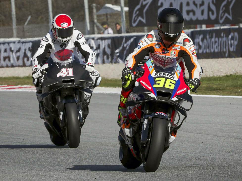 Joan Mir, Aleix Espargaro