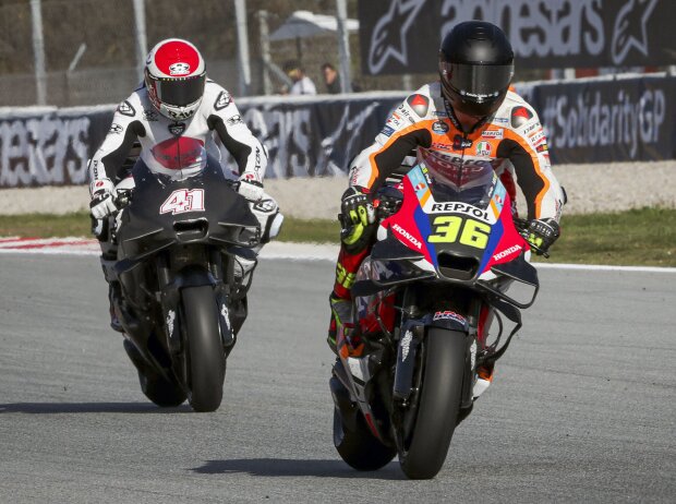 Joan Mir, Aleix Espargaro Joan Mir, Aleix Espargaro
