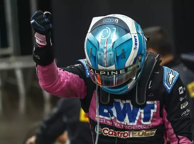 Pierre Gasly bejubelt P3 beim Formel-1-Rennen in Brasilien 2024 Titel-Bild zur News: Pierre Gasly bejubelt P3 beim Formel-1-Rennen in Brasilien 2024