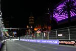 Der Las Vegas Strip Circuit bei Nacht