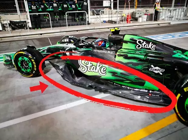 Das Unterboden-Update am Sauber C44 in Las Vegas 2024 Titel-Bild zur News: Das Unterboden-Update am Sauber C44 in Las Vegas 2024