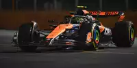 Lando Norris im McLaren MCL38 beim Formel-1-Training in Las Vegas 2024
