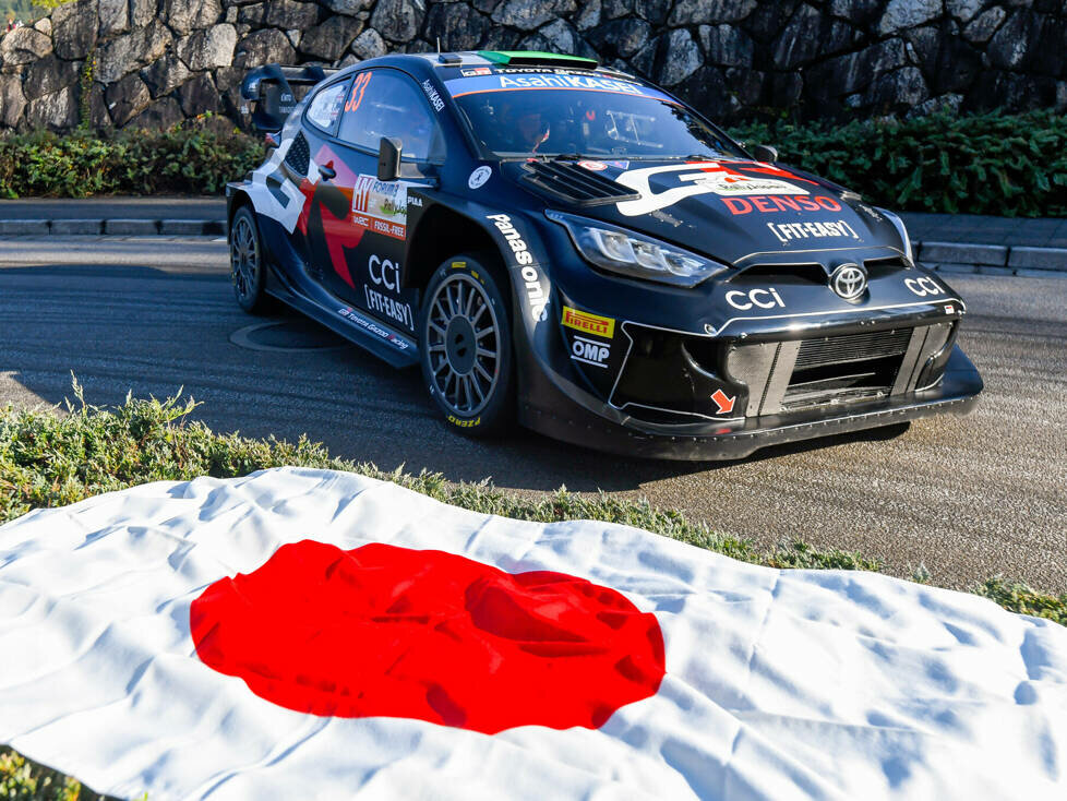 Elfyn Evans ist der bestplatzierte Toyota-Pilot in Japan