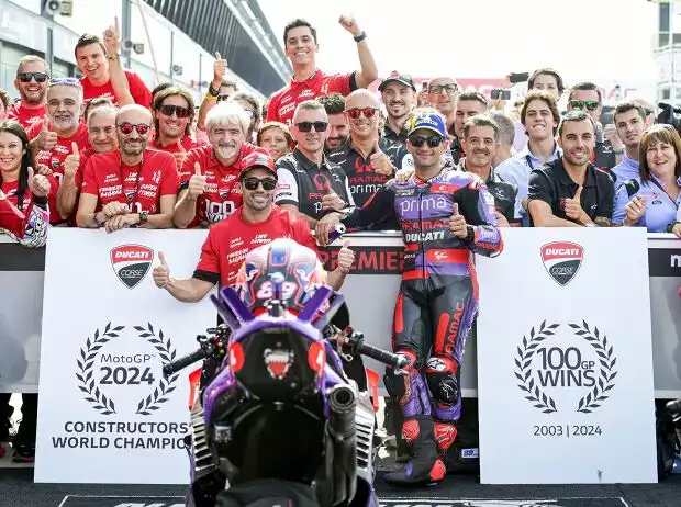 Jorge Martin, Enea Bastianini, Marc Marquez Titel-Bild zur News: Jorge Martin, Enea Bastianini, Marc Marquez