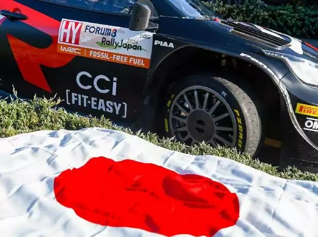 Rennfahrzeug bei der Rallye Japan 2024 (Symbolbild) Titel-Bild zur News: Rennfahrzeug bei der Rallye Japan 2024 (Symbolbild)