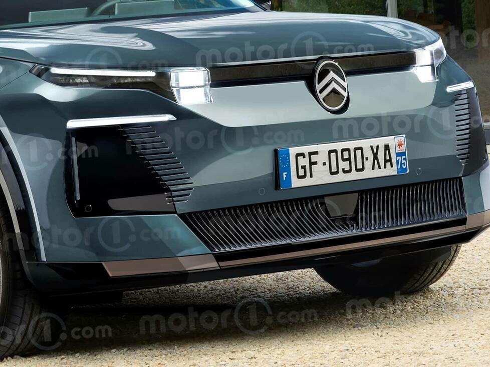 Citroën C5 Aircross (2025) als Rendering von Motor1.com