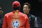 George Russell (Mercedes) und Carlos Sainz (Ferrari) 