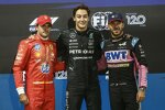 Carlos Sainz (Ferrari), George Russell (Mercedes) und Pierre Gasly (Alpine) 