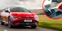 Kia EV6 Facelift mit Lenkradpaddles (Collage, als Symbolbild)