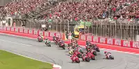Start zum MotoGP-Sprint beim Finale in Barcelona 2024: Enea Bastianini führt