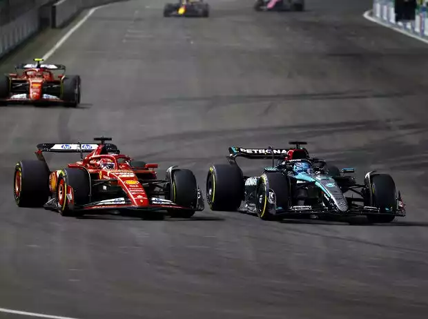Titel-Bild zur News: Charles Leclerc, George Russell