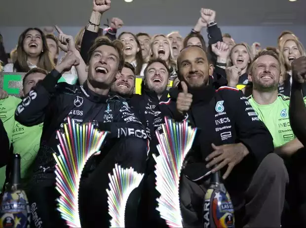 George Russell, Lewis Hamilton Titel-Bild zur News: George Russell, Lewis Hamilton