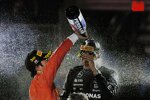 Carlos Sainz (Ferrari) und George Russell (Mercedes) 