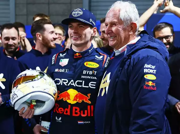 Max Verstappen, Helmut Marko Titel-Bild zur News: Max Verstappen, Helmut Marko