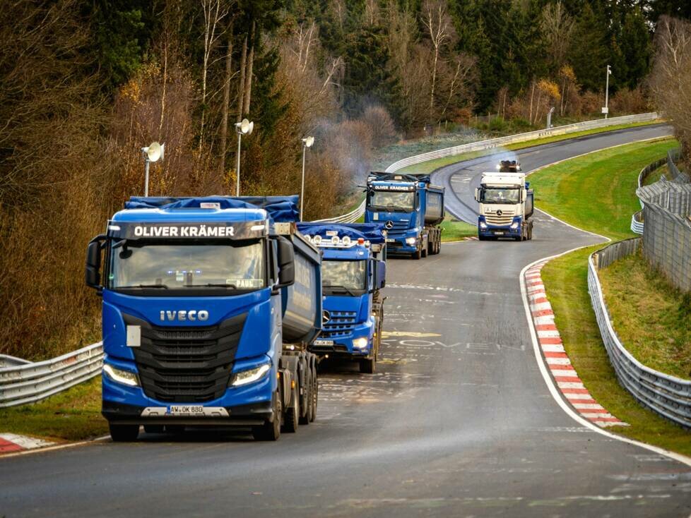 Bauarbeiten auf der Nürburgring-Nordschleife im Winter 2024/25