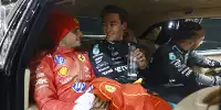 Carlos Sainz, George Russell, Lewis Hamilton