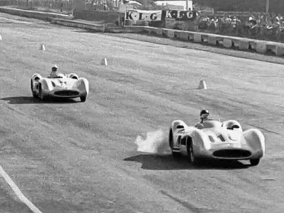Mercedes W 196 R (1954) auf der Rennstrecke