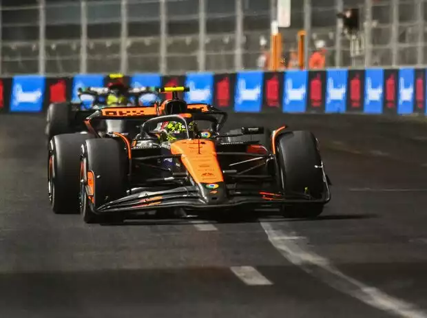 Lando Norris (McLaren MCL38) beim Formel-1-Rennen in Las Vegas 2024 Titel-Bild zur News: Lando Norris (McLaren MCL38) beim Formel-1-Rennen in Las Vegas 2024