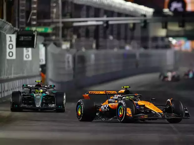 Lando Norris, Lewis Hamilton Titel-Bild zur News: Lando Norris, Lewis Hamilton