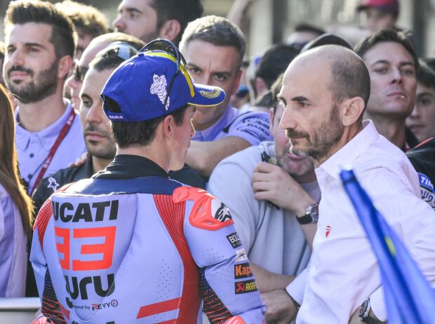 Marc Marquez, Claudio Domenicali Marc Marquez, Claudio Domenicali