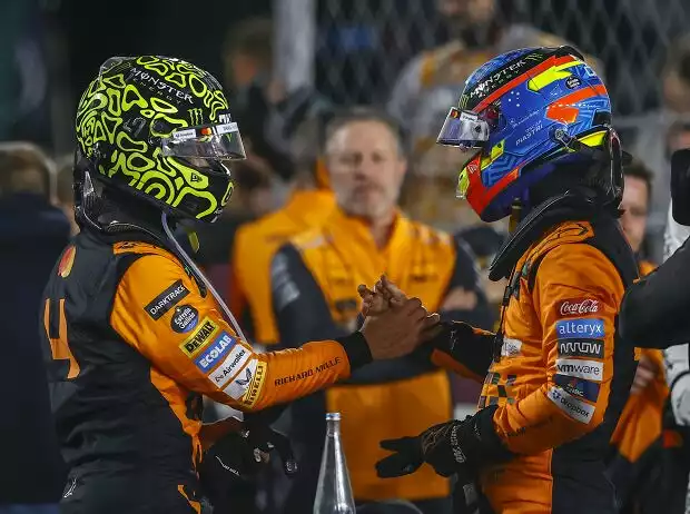 Lando Norris, Oscar Piastri Titel-Bild zur News: Lando Norris, Oscar Piastri